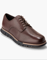 Haan Men's Zerogrand Remastered Plain Toe Oxford Madeira Brown C39384