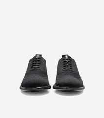 Haan Men's 2 Zerogrand Wingtip Oxford Black Stitchlite Black C28527