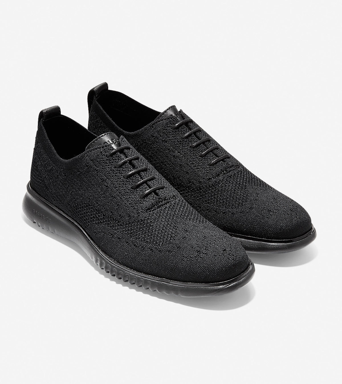 Haan Men's 2 Zerogrand Wingtip Oxford Black Stitchlite Black C28527